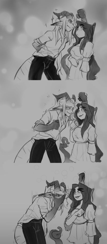 Older excommunicated Keeva attempting to Kabedon Mokki and failing miserably when the enchanter pulls an Uno Reverse. Get rest dumbass