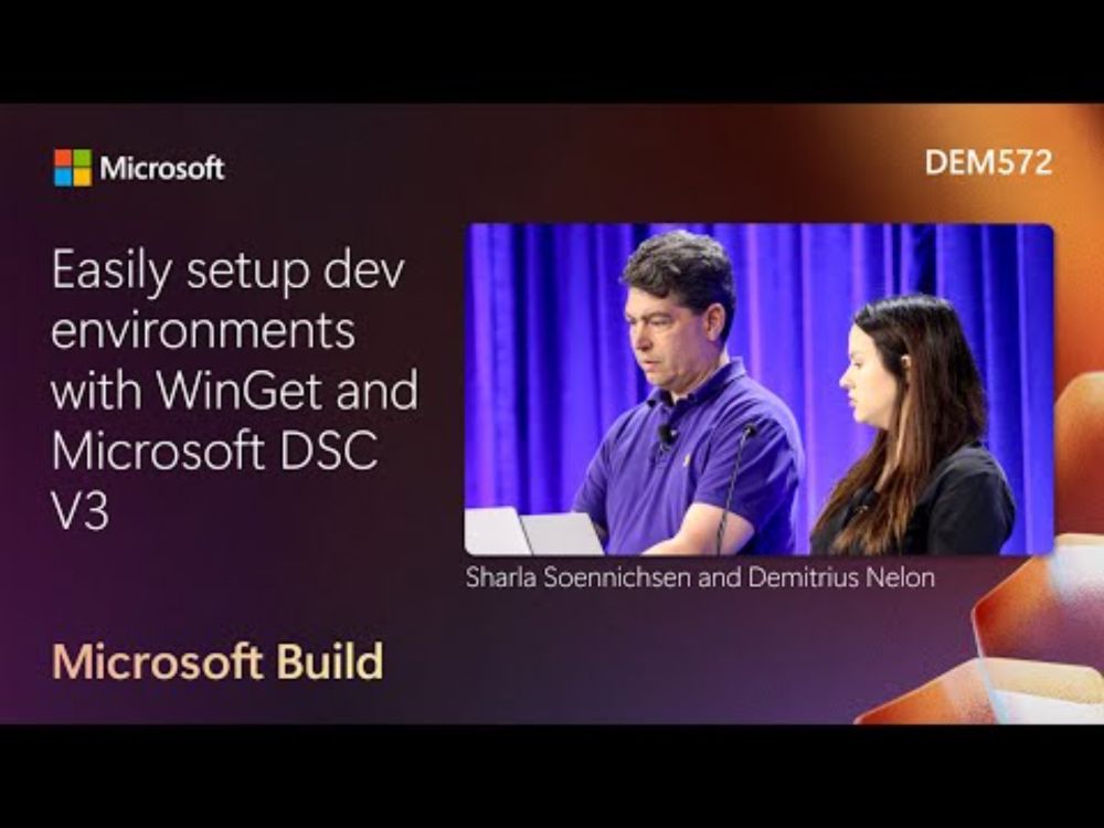 Easily setup dev environments with WinGet and Microsoft DSC V3 | DEM572