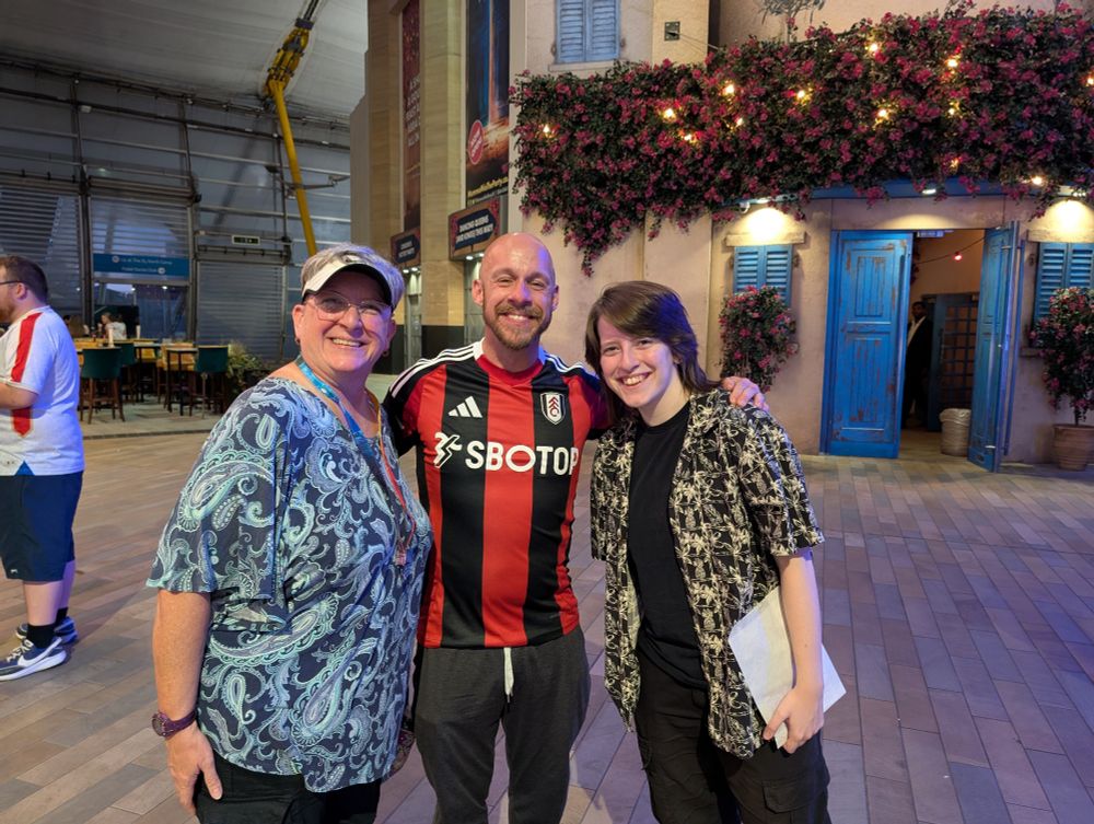 AEW fans with referee Bryce Remsburg. 