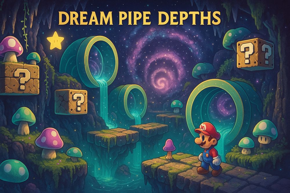 Think of the bonus stage you always dreamed of—hidden past a tricky jump, behind an unmarked door, or inside a glowing warp pipe. Now’s your chance to bring it to life.

#AiTheme2025Week33 is about discovering the places you were never meant to see. Step beyond the map into hidden realms, where secrets linger in plain sight. A celebration of mystery, wonder, and the worlds just out of reach.