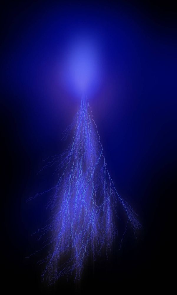 The lightning phenomenon known as a sprite depicted at Jupiter in this illustration Credit: NASA/JPL-Caltech/SwRI