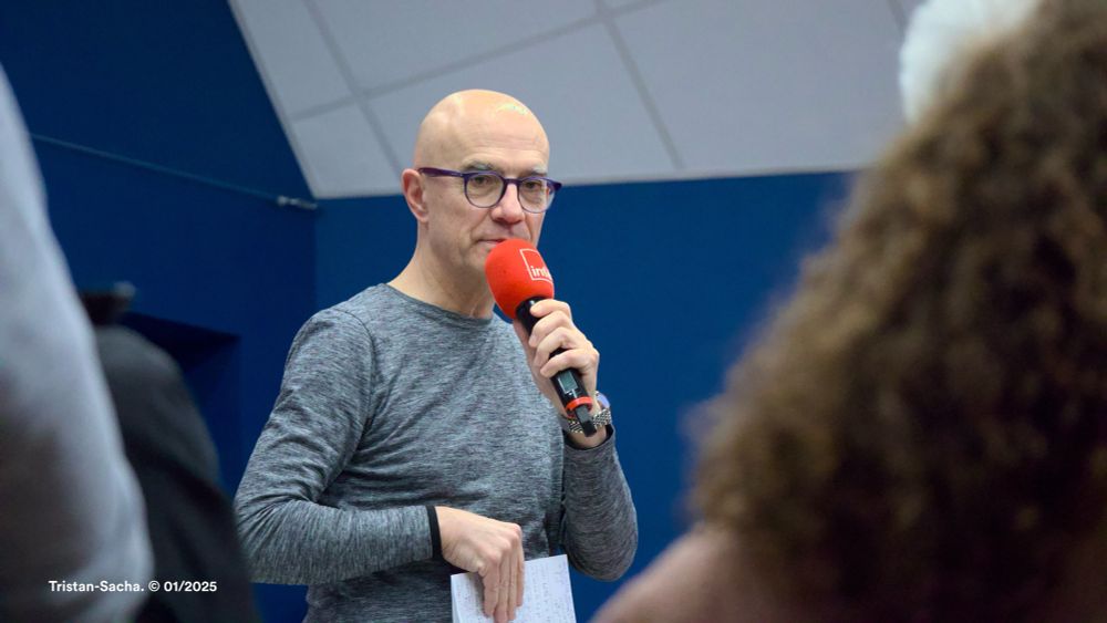 Nicolas Stoufflet sélectionnant des candidats pour les émissions du Jeu des 1.000€.

Tristan-Sacha. © 01/2024