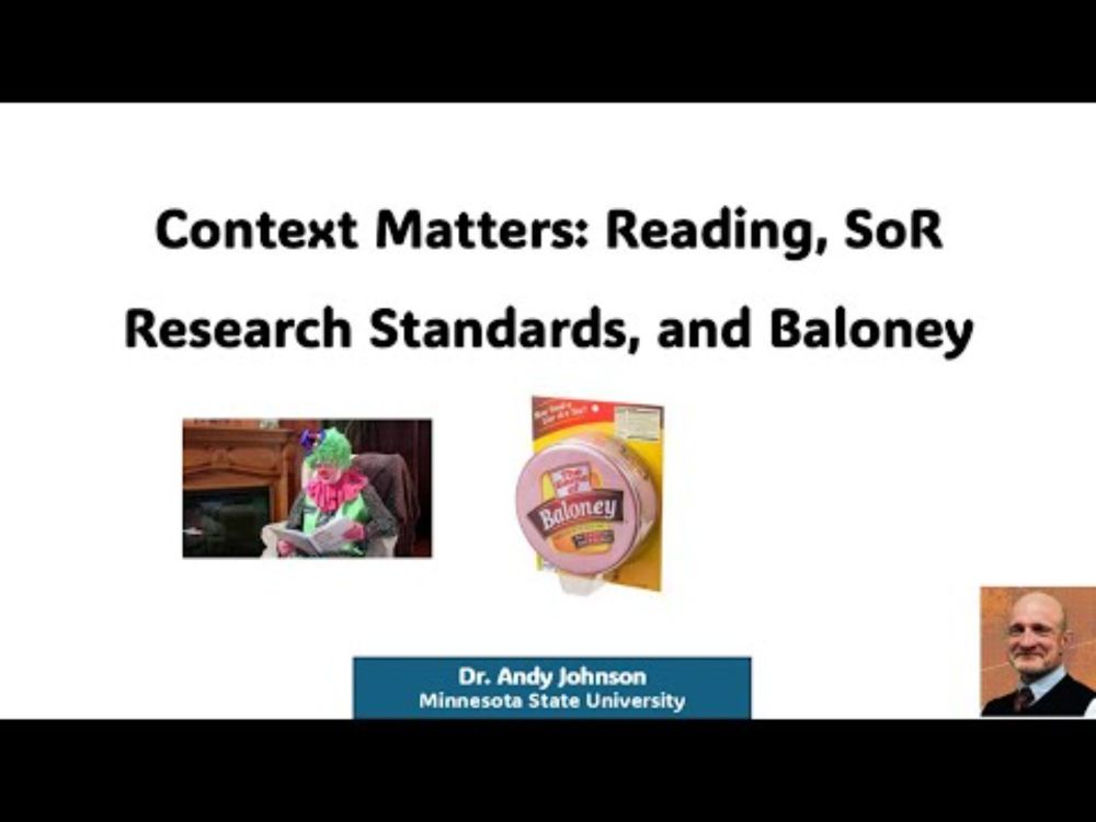 Webinar: Louisa Moats, SoR Research Standards, and Baloney