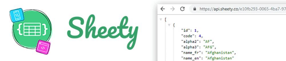 Transformer n'importe quelle Google Sheet en une API avec Sheety - ...