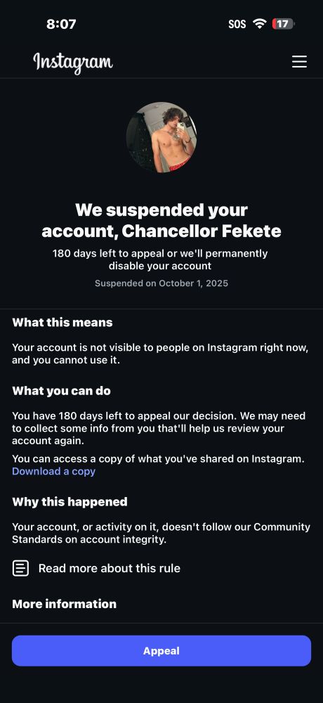 Account integrity… 🧐 kinda looks like pushing the lgbtq+ community back under the rug and into the closets. Crazy!