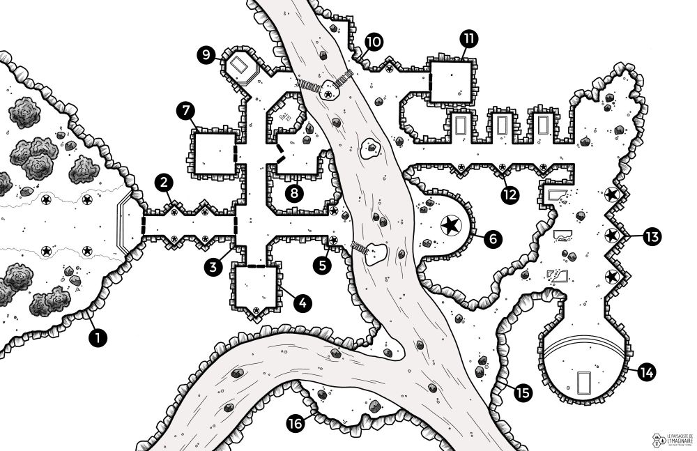 The map of the crypt