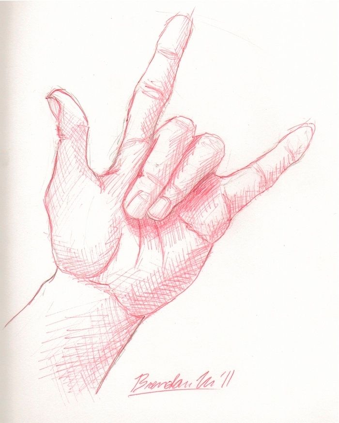 spiderman hand drawing with the middle and ring finger folding towards the palm (in this case in the coochie to hit the clit on the backside) and the other two fingers and thumb pointed straight out