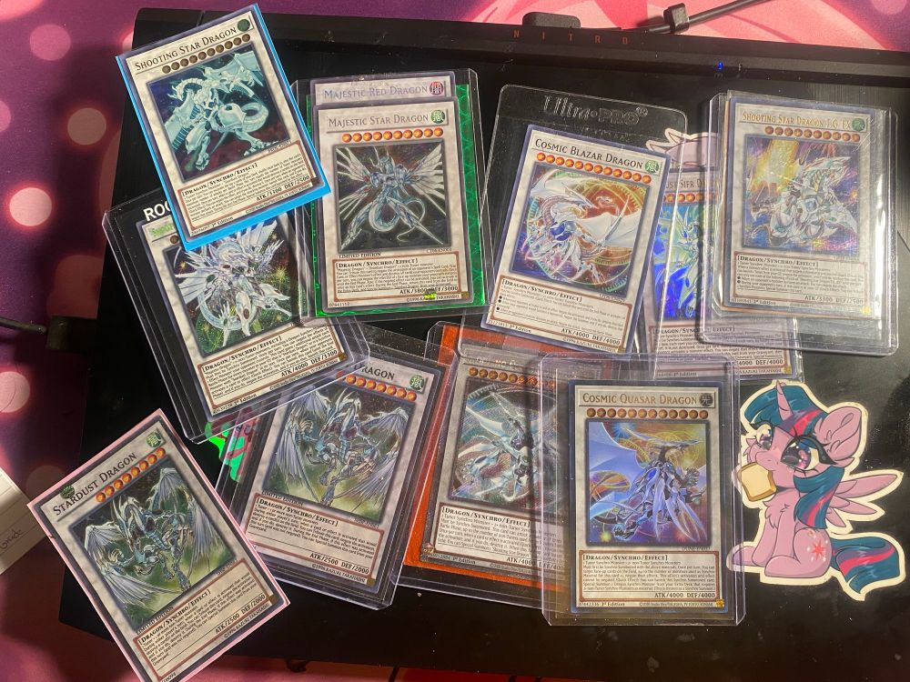 The Stardust archetype Synchro monsters.