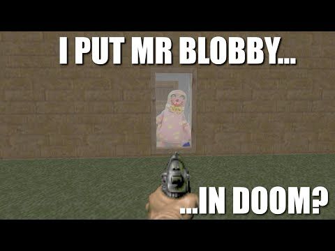 I put Mr Blobby in Doom