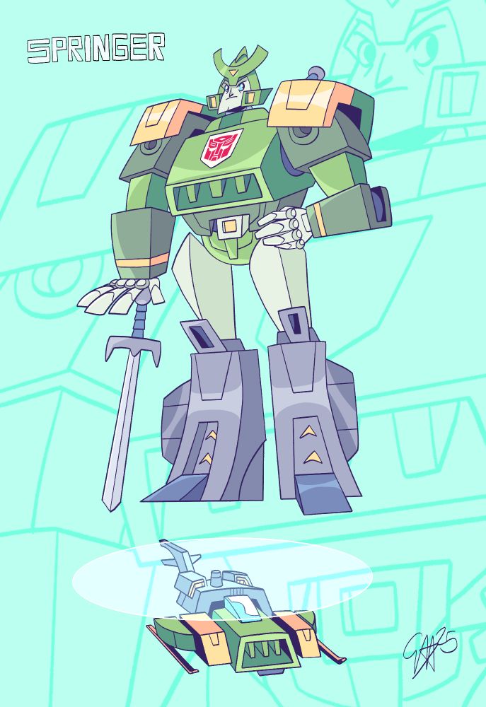 A sketch of Transformers character Springer
