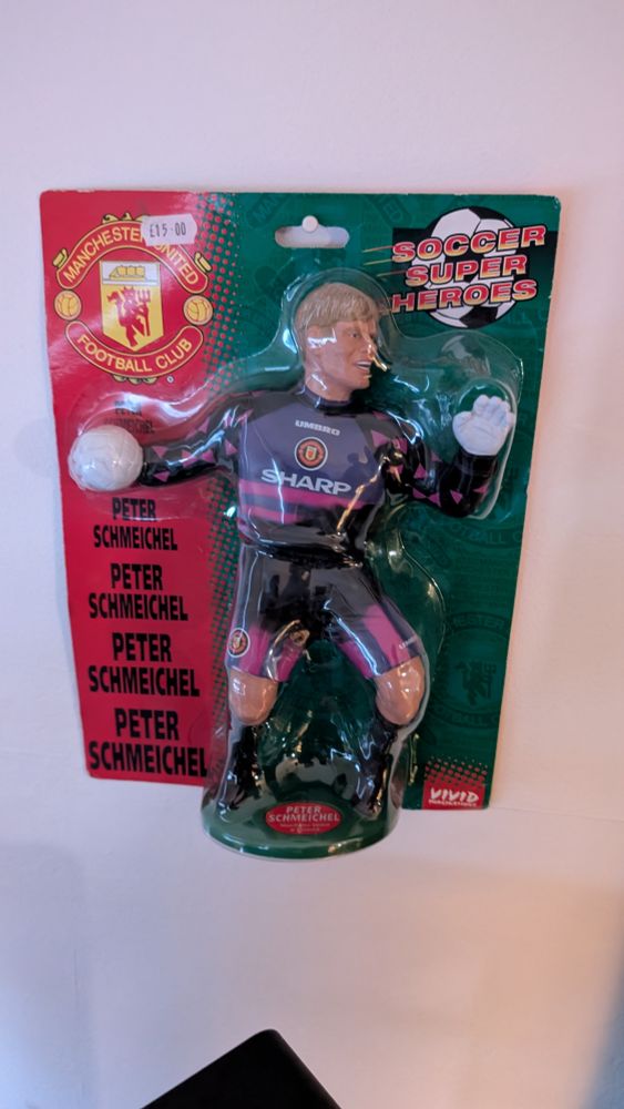 A toy of Peter Schmeichel