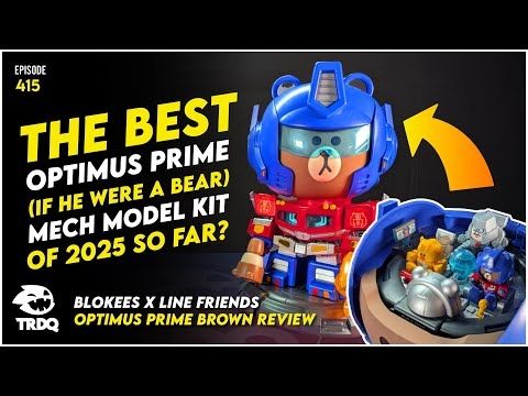 TRDQ: INCREDIBLE - Optimus Prime X Brown - Blokees Super Assembly - Line Friends Review
