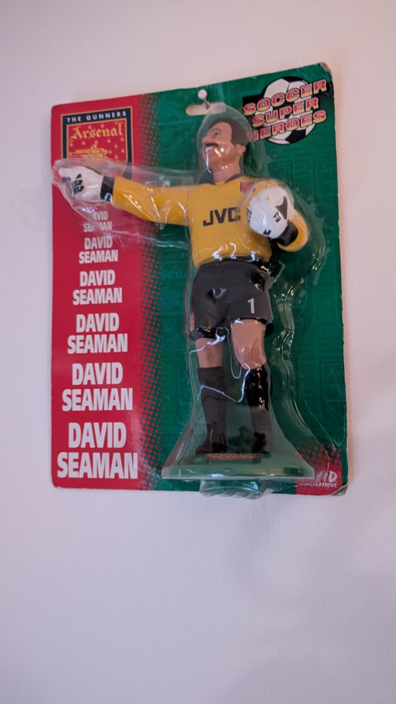 A toy of David Seaman 