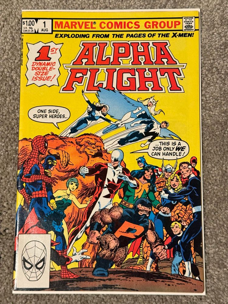 Alpha Flight #1 comic book cover
