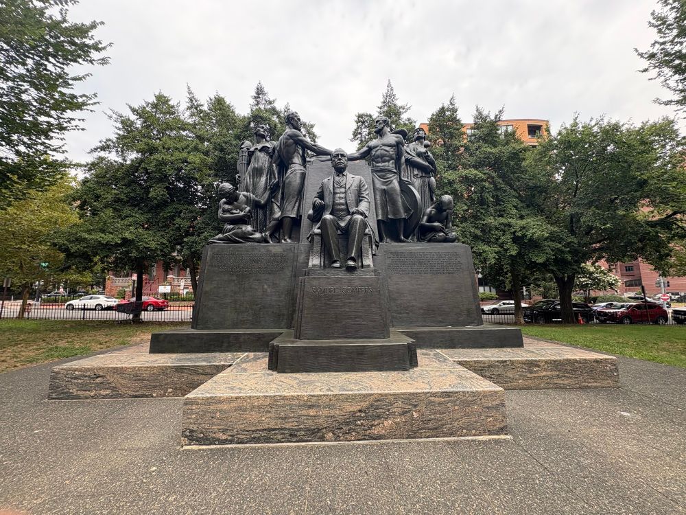 Monument to American Labor and Samuel Gompers founder of the AFL. 