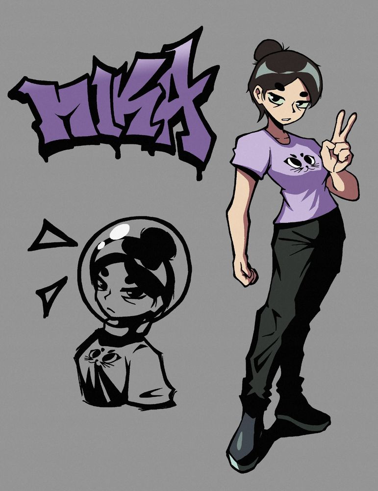 old doodle from almost 2 years ago of sum1's oc