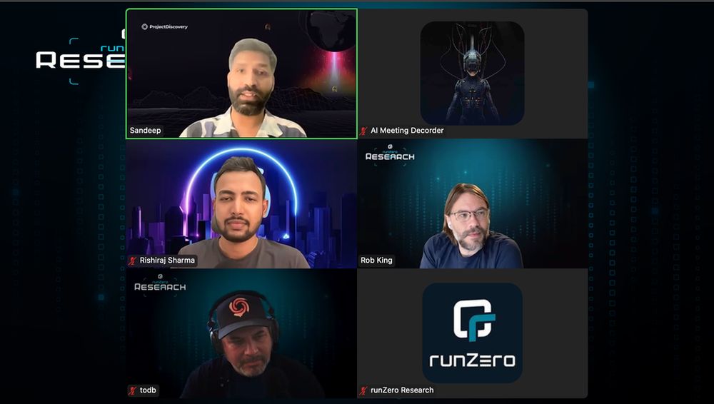 This is an amazing episode that includes Rishi & Sandeep of https://projectdiscovery.io/; here to give us the backstory on their company and the Nuclei open source vulnerability scanner (already bigger and more popular than Metasploit!). Hit our YT live stream to hear about PD, Nuclei, and how runZero is working with PD and the community on open source security tools!