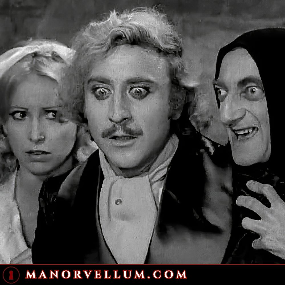 A woman on the left looks at the man in the center, the man in the center looks shocked, and the man on the right is grabbing the man the in the center while smiling.