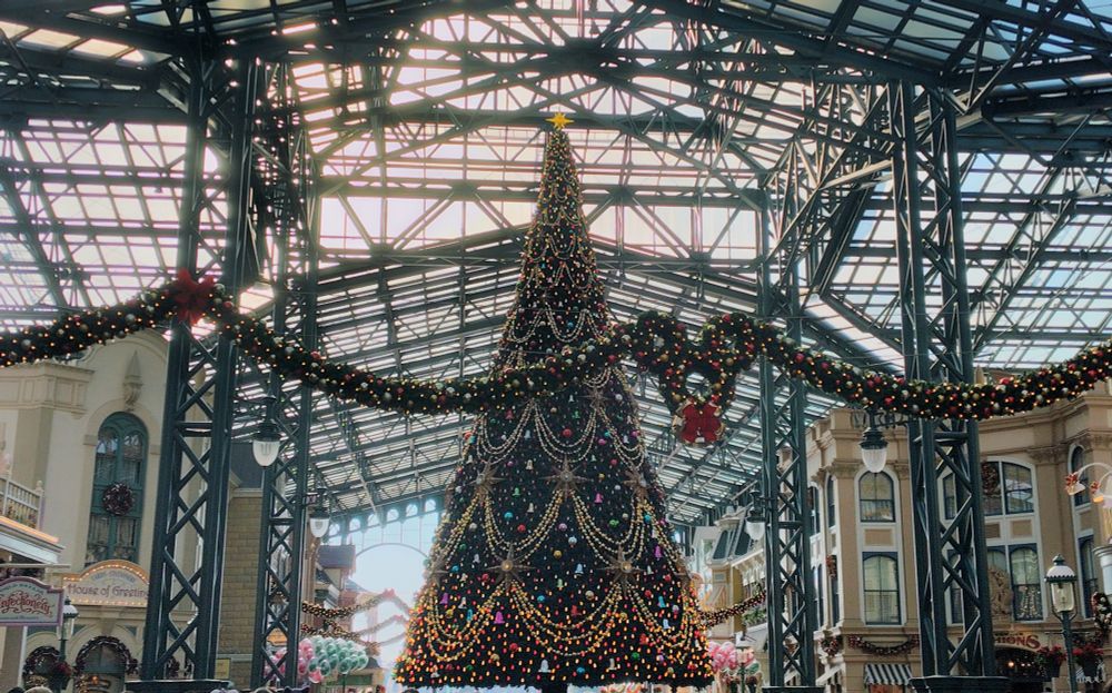 TDLのクリスマスツリー