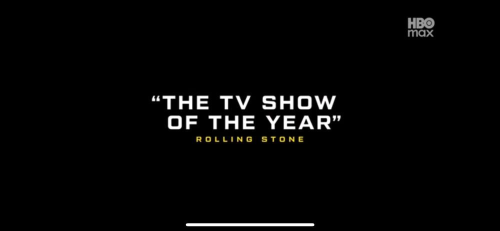 “The TV Show of the year,” raves rolling stone 