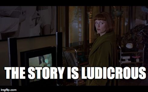 Maude Lebowski watches a porn film and declares, 
