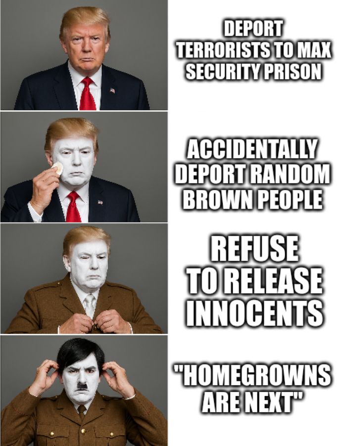 Trump showing his true colors.
