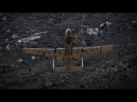 TEN! Incredibly RARE A-10 Warthog passes on this day on the Sidewinder Low level! April 10, 2025