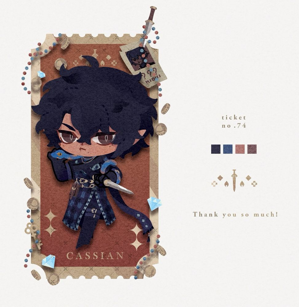 cassian chibi by mivs95 @ vgen