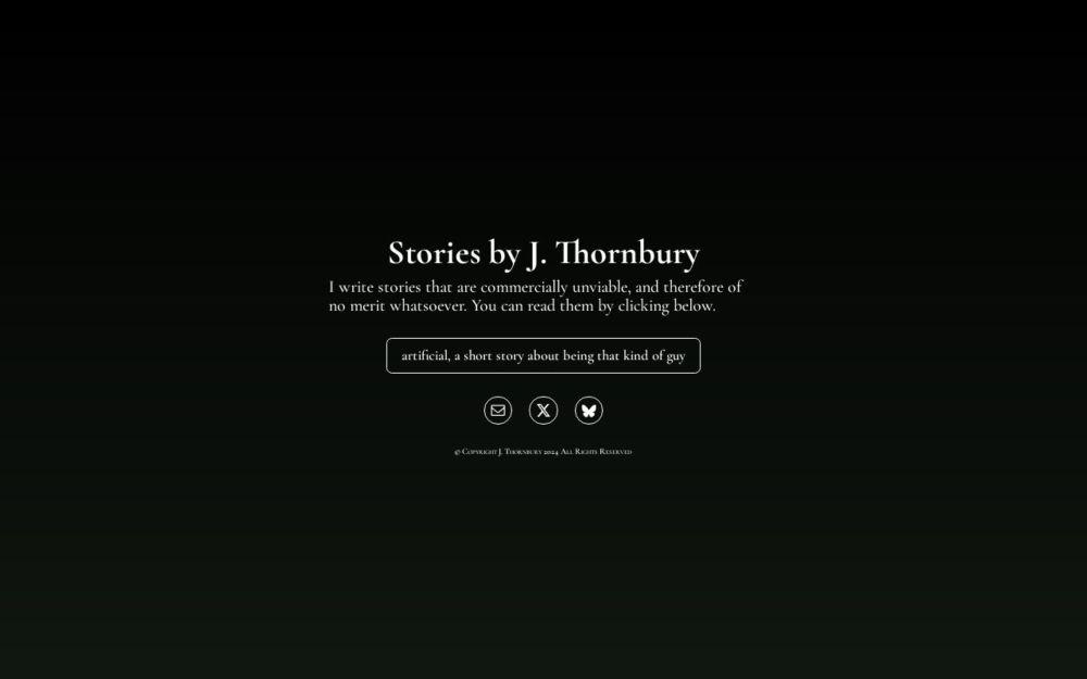 Stories by J Thornbury