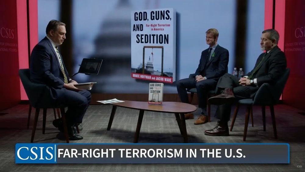 “God, Guns, and Sedition: Far-Right Terrorism in America” with Bruce Hoffman and Jacob Ware