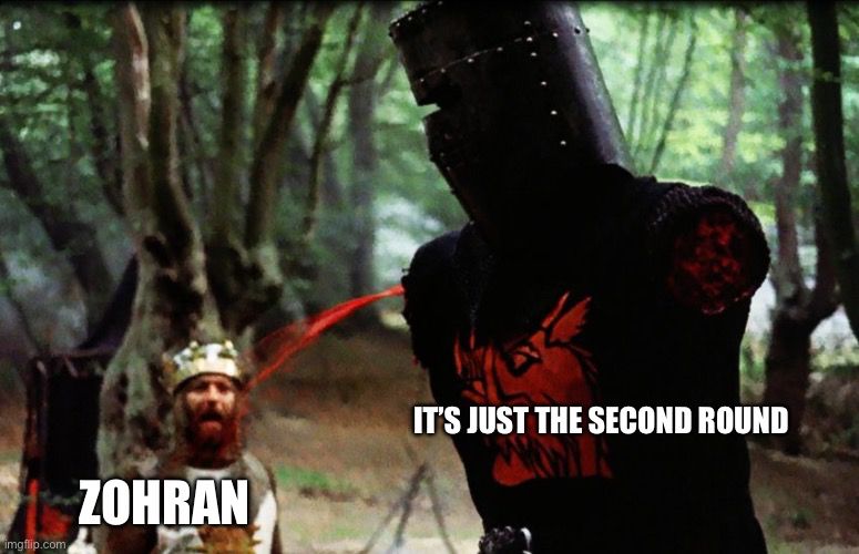 Monty python black knight with limbs cut off