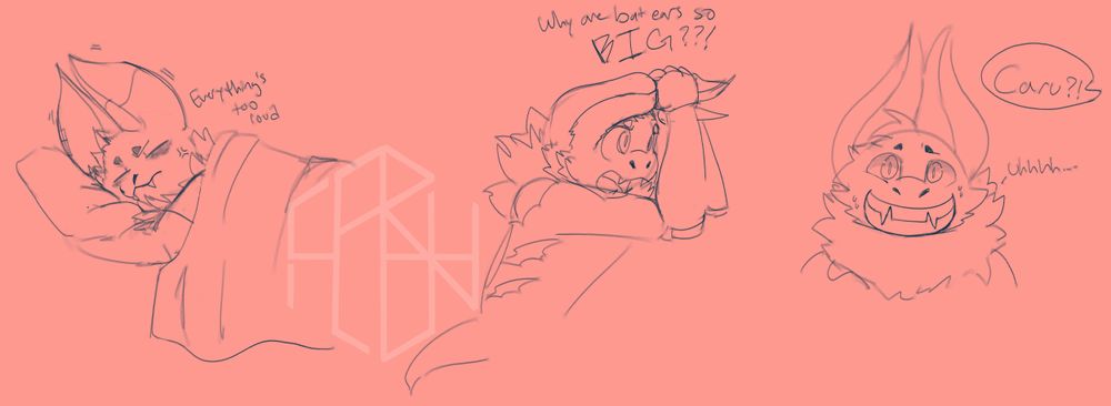 More Bat Caru doodles