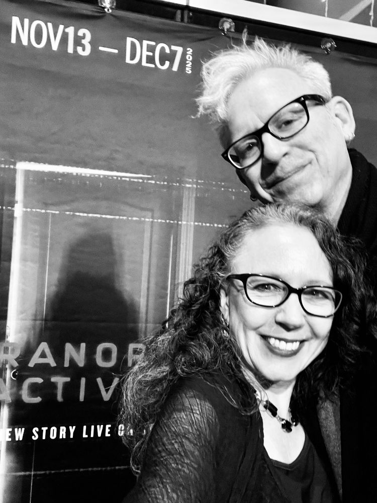 Nathaniel and me at a showing of Paranormal Activity at the Ahmanson Theater