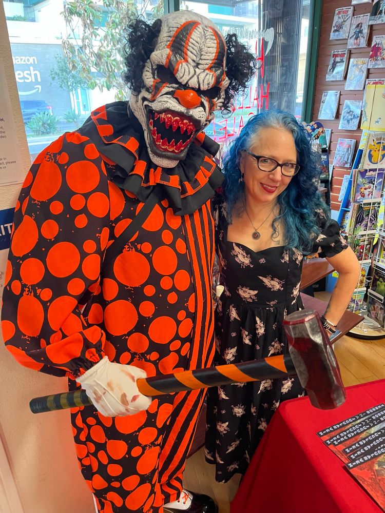 Me next to a killer clown