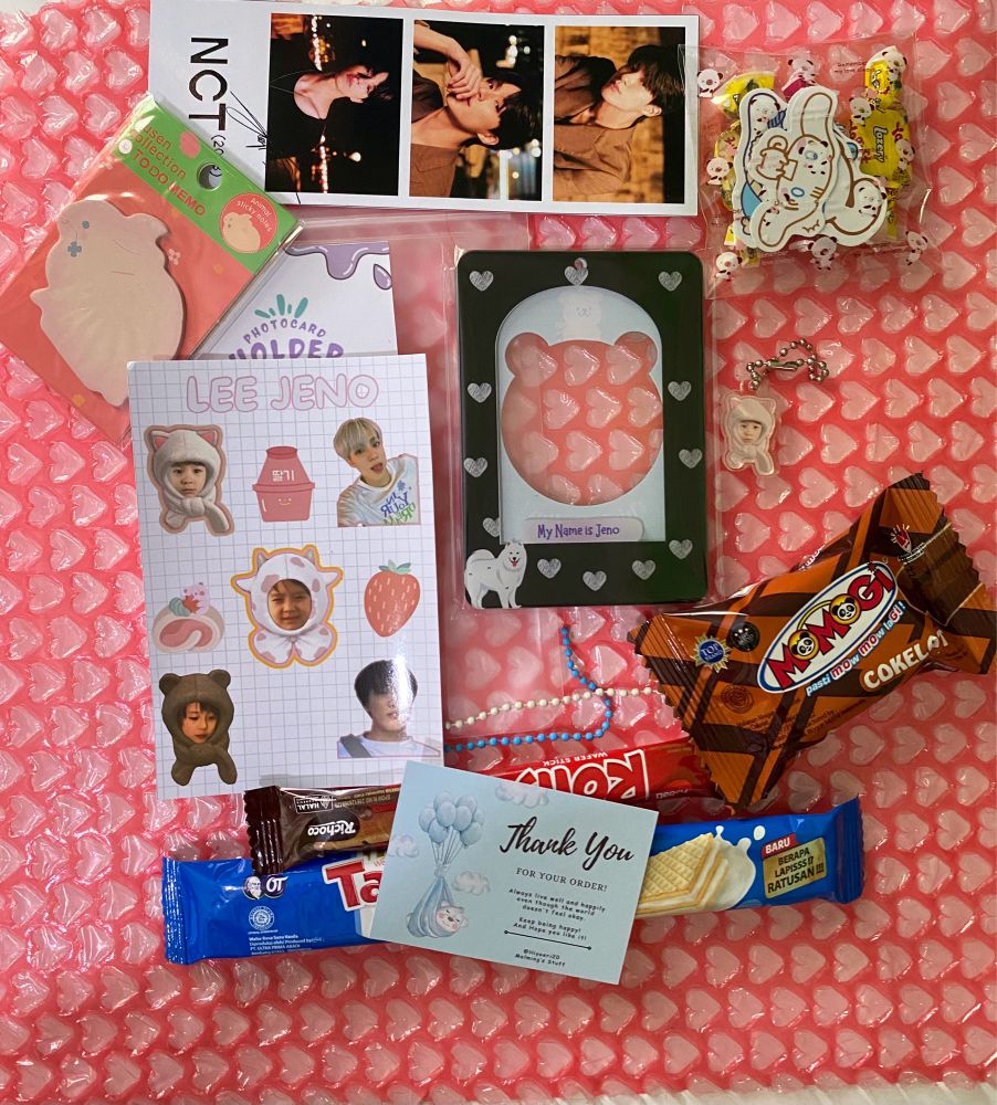 Cahol 2 sisi dengan keychain dan freebies (50k only)