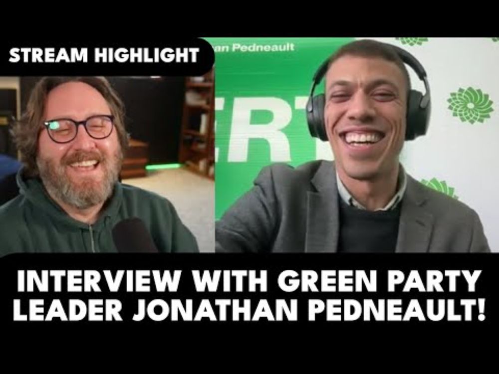 Interview With Green Party Leader Jonathan Pedneault!