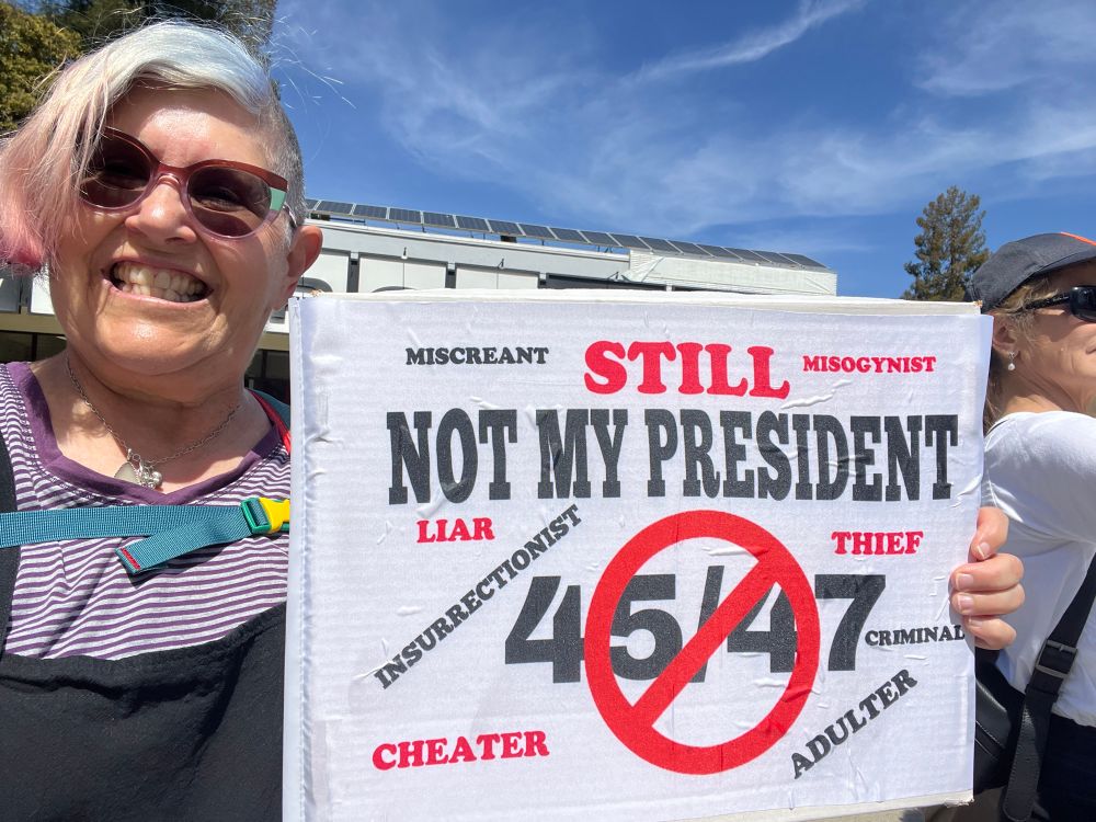 Still Not My President. Miscreant, misogynist, liar, thief, insurrectionist, criminal, cheater, adulterer