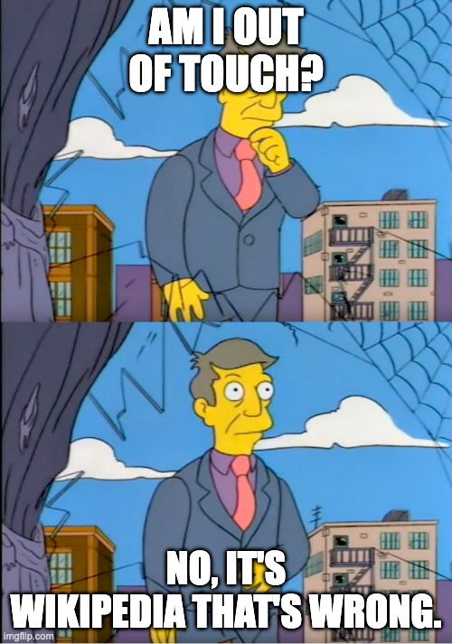 Simpsons Skinner out of touch meme. Top frame: 