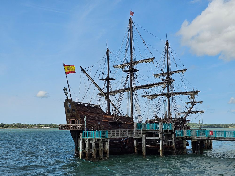 The historical ship Galeón Andalucía
