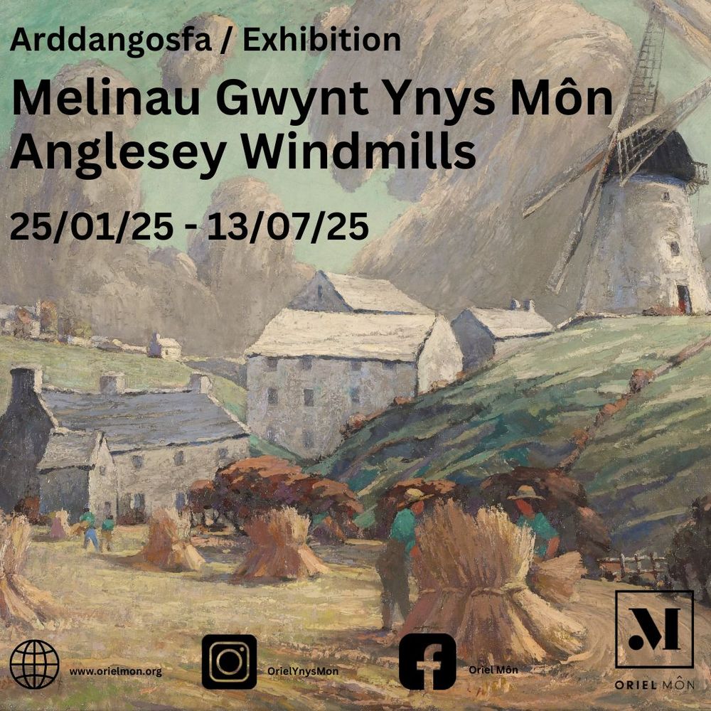 Anglesey Windmills exhibition poster