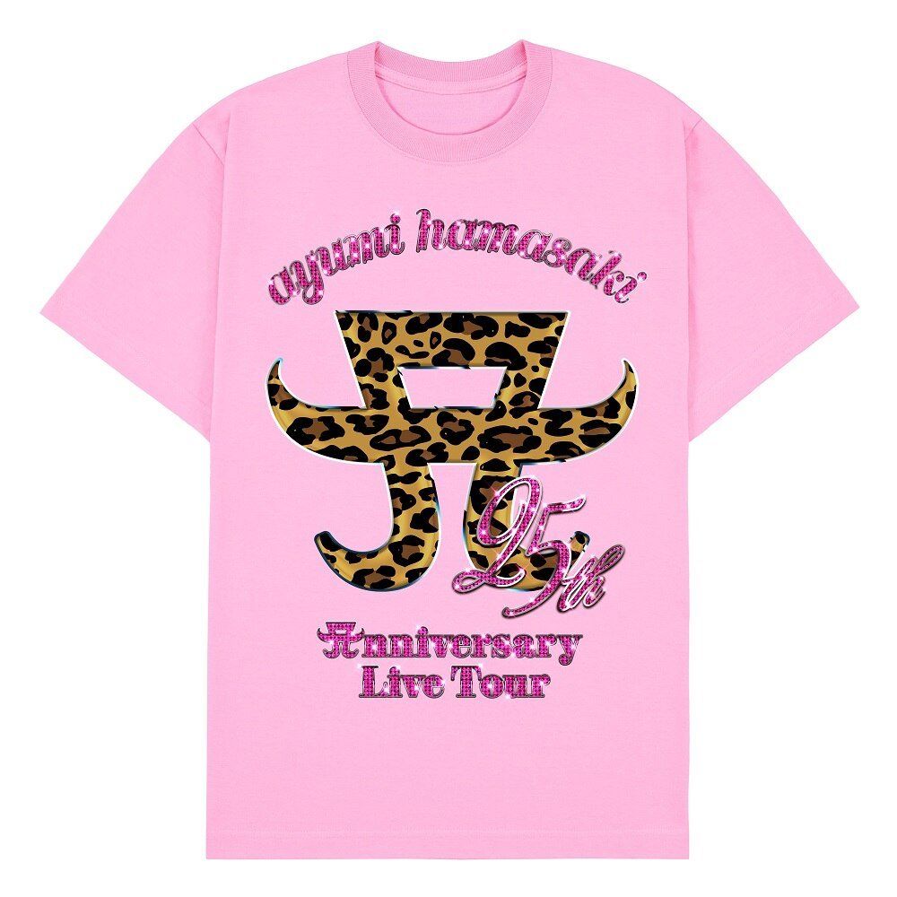 ayu's 25th tour merch shirt, looking identical except for being regular length and the A logo being upright
