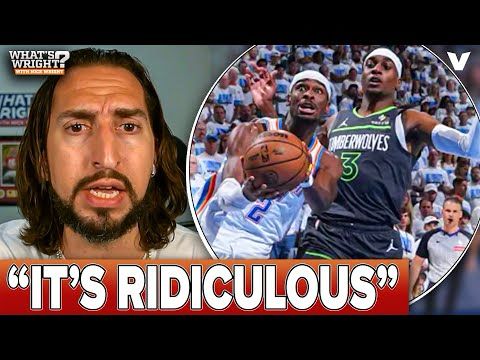 Nick Wright goes SCORCHED EARTH on SGA foul grifting, Timberwolves-Thunder officials | NBA Playoffs