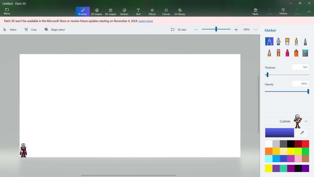 hey look it's PAINT 3D. 
