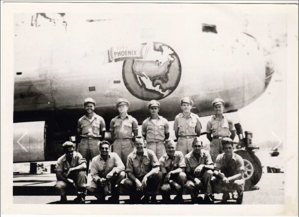 The Shumate Crew of the B29 Superfortress "City of Phoenix"