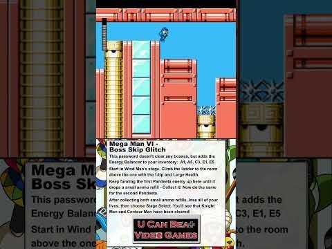 U Can Beat Video Games - Mega Man VI - Boss Skip Glitch