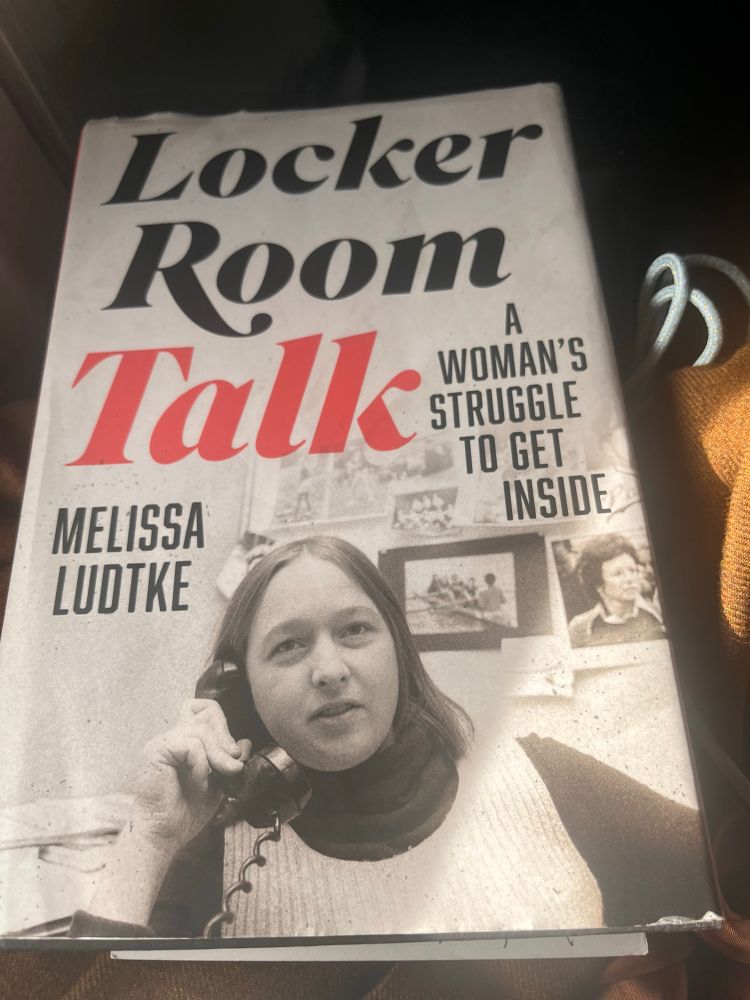 A photo of the cover of "Locker Room Talk" by Melissa Ludtke. 