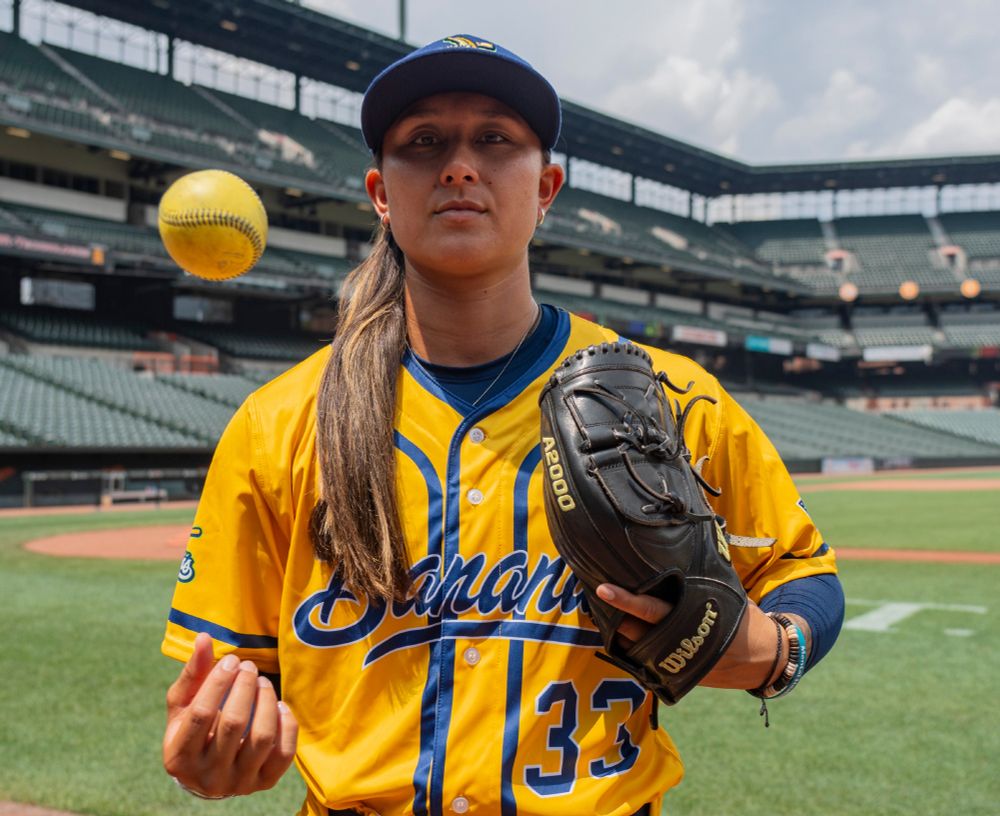 Kelsie Whitmore in Bananas uniform
