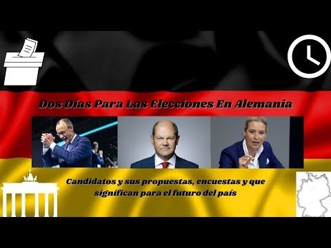 A dos #dias para las #elecciones en #alemania donde se define el sucesor de #olafscholz