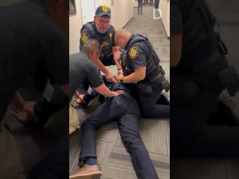 BREAKING: Sen. Padilla Handcuffed After Attending Kristi Noem's Press Conference in Los Angeles