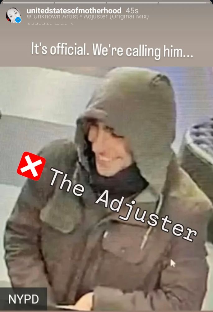 It's official we are calling the picture of the UHC murder shooter with title "the adjuster"